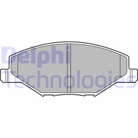 Комплект тормозных колодок из 4 шт. дисков DELPHI lp2444