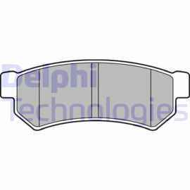 Комплект гальмівних колодок з 4 шт. дисків DELPHI lp2502