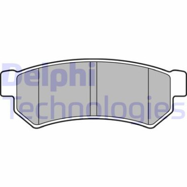 Комплект гальмівних колодок з 4 шт. дисків DELPHI lp2502