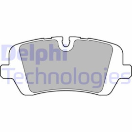 Комплект тормозных колодок из 4 шт. дисков DELPHI lp2508