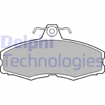 Комплект тормозных колодок из 4 шт. дисков DELPHI lp250