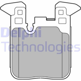 Комплект гальмівних колодок з 4 шт. дисків DELPHI lp2660