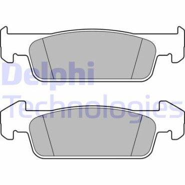 Комплект гальмівних колодок з 4 шт. дисків DELPHI lp2663