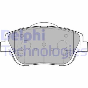 Комплект гальмівних колодок з 4 шт. дисків DELPHI lp2688