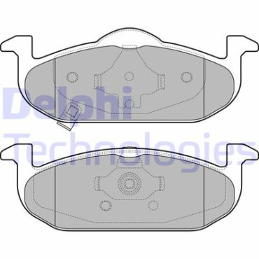 Комплект тормозных колодок DELPHI lp2695