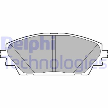 Комплект гальмівних колодок з 4 шт. дисків DELPHI lp2701