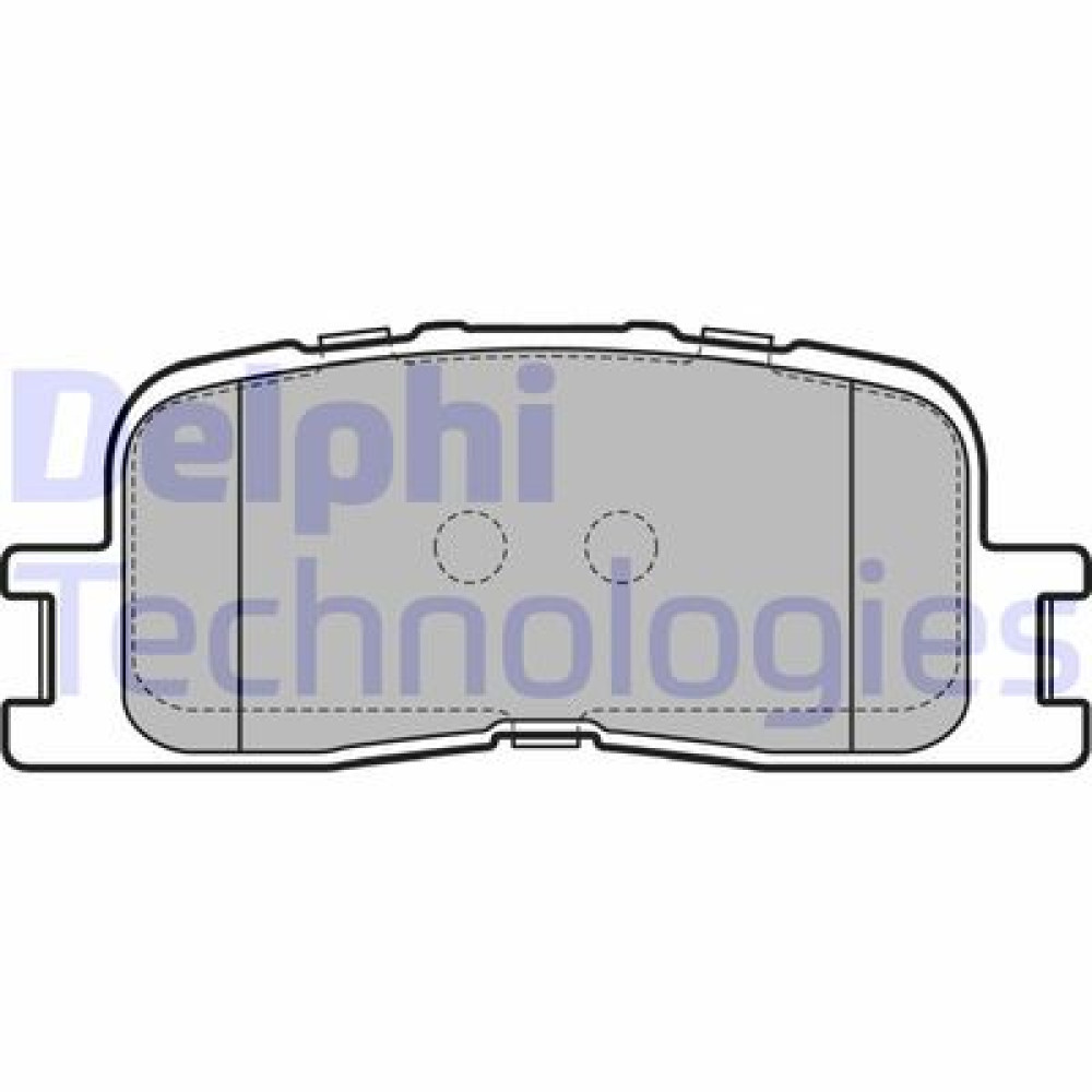 Комплект тормозных колодок DELPHI lp2703