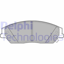 Комплект гальмівних колодок з 4 шт. дисків DELPHI lp2714