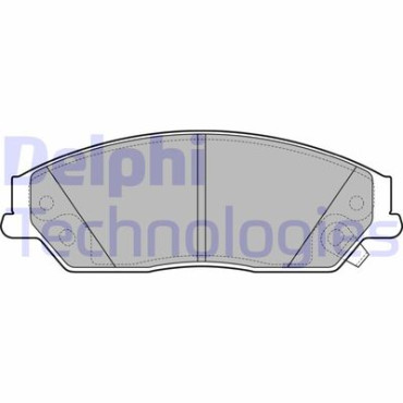 Комплект тормозных колодок из 4 шт. дисков DELPHI lp2714