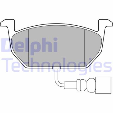 Комплект тормозных колодок из 4 шт. дисков DELPHI lp3146