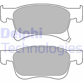 Комплект гальмівних колодок з 4 шт. дисків DELPHI lp3164