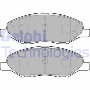 Комплект тормозных колодок из 4 шт. дисков DELPHI lp3169
