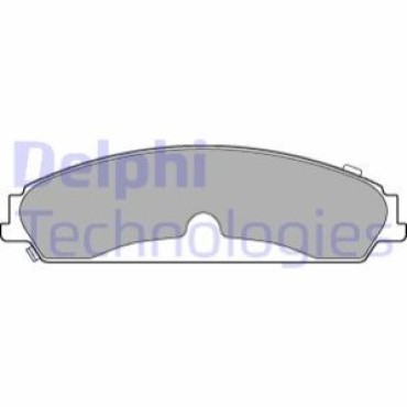 Комплект гальмівних колодок з 4 шт. дисків DELPHI lp3216
