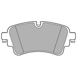 DELPHI lp3240 Комплект гальмівних колодок з 4 шт. дисків DELPHI lp3240