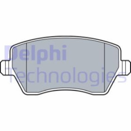 Комплект тормозных колодок из 4 шт. дисков DELPHI lp3550