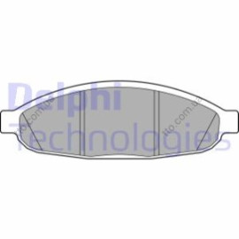 Комплект тормозных колодок из 4 шт. дисков DELPHI lp3555