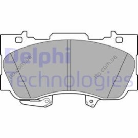 Комплект гальмівних колодок з 4 шт. дисків DELPHI lp3592