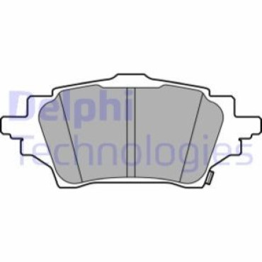 Комплект гальмівних колодок з 4 шт. дисків DELPHI lp3608