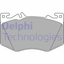 Комплект гальмівних колодок з 4 шт. дисків DELPHI lp3620