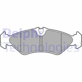 DELPHI lp3664 Комплект тормозных колодок из 4 шт. дисков DELPHI lp3664