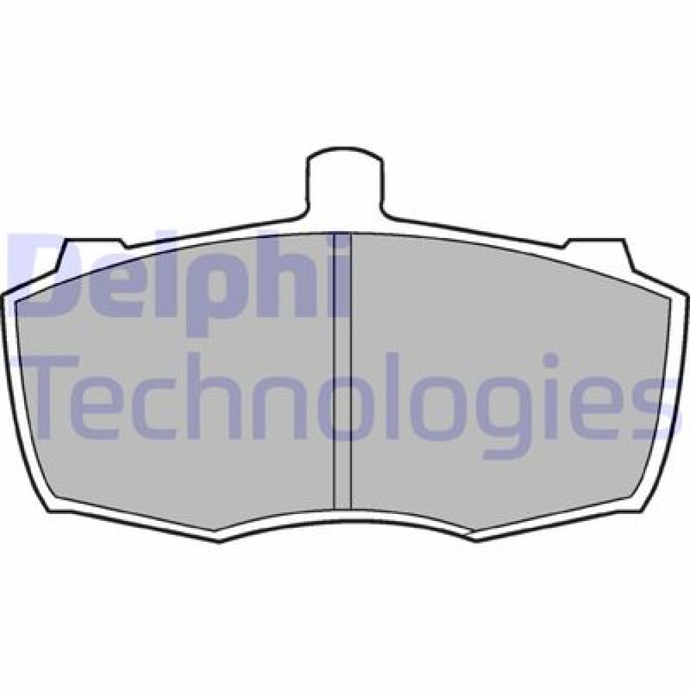 Комплект гальмівних колодок - дискові DELPHI lp413