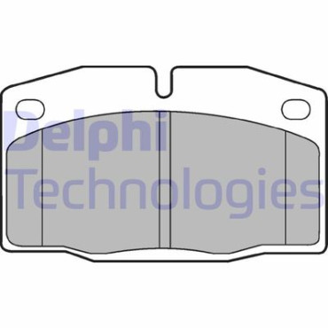 Комплект гальмівних колодок з 4 шт. дисків DELPHI lp415