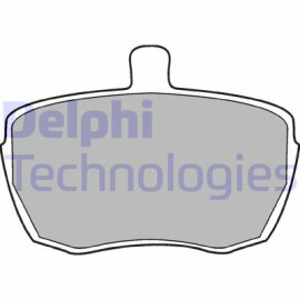 Комплект гальмівних колодок з 4 шт. дисків DELPHI lp41