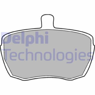 Комплект гальмівних колодок з 4 шт. дисків DELPHI lp41