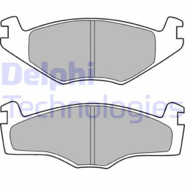 DELPHI lp420 Комплект тормозных колодок из 4 шт. дисков DELPHI lp420