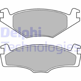 DELPHI lp421 Комплект гальмівних колодок з 4 шт. дисків DELPHI lp421