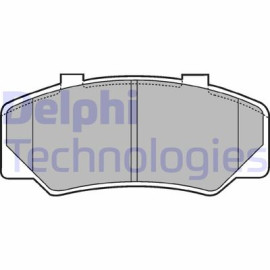 Комплект тормозных колодок из 4 шт. дисков DELPHI lp438