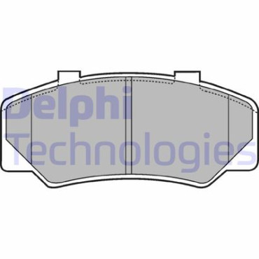 Комплект тормозных колодок из 4 шт. дисков DELPHI lp438
