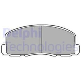 Комплект гальмівних колодок - дискові DELPHI lp458