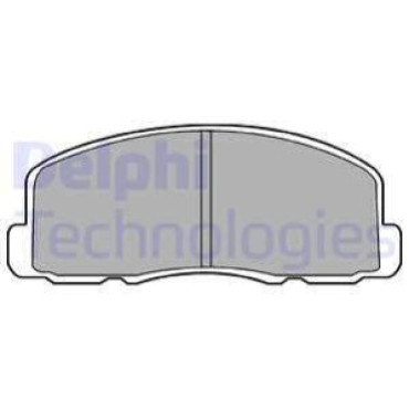 Комплект гальмівних колодок - дискові DELPHI lp458