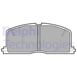 DELPHI lp460 Комплект гальмівних колодок з 4 шт. дисків DELPHI lp460
