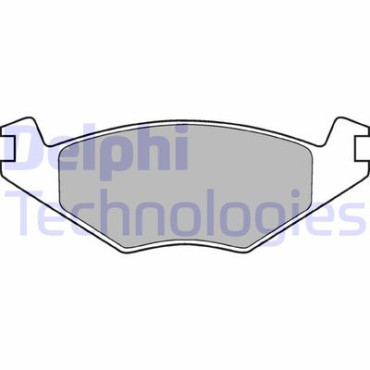 Комплект гальмівних колодок з 4 шт. дисків DELPHI lp505