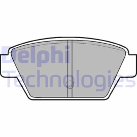 DELPHI lp533 Комплект тормозных колодок из 4 шт. дисков DELPHI lp533
