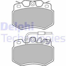 Комплект гальмівних колодок - дискові DELPHI lp536