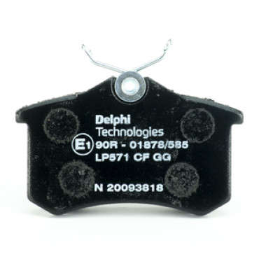 Комплект гальмівних колодок з 4 шт. дисків DELPHI lp571