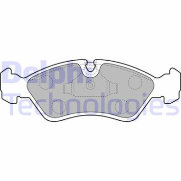 Комплект тормозных колодок из 4 шт. дисков DELPHI lp585