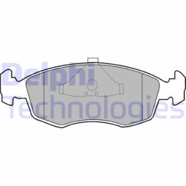 Комплект гальмівних колодок з 4 шт. дисків DELPHI lp587