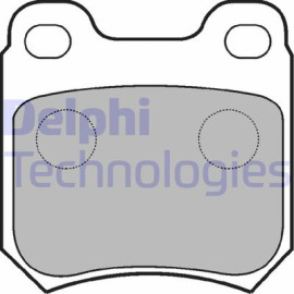 Комплект гальмівних колодок з 4 шт. дисків DELPHI lp590