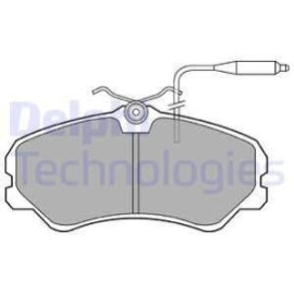 DELPHI lp594 Комплект тормозных колодок DELPHI lp594