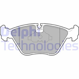 DELPHI lp602 Комплект гальмівних колодок з 4 шт. дисків DELPHI lp602