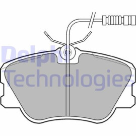 DELPHI lp608 Комплект тормозных колодок из 4 шт. дисков DELPHI lp608