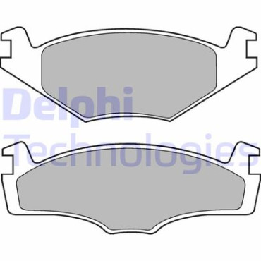 Комплект гальмівних колодок з 4 шт. дисків DELPHI lp756
