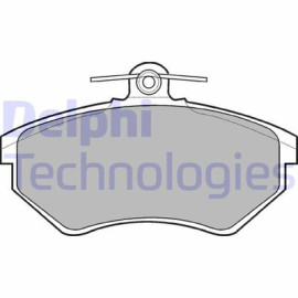 Комплект гальмівних колодок з 4 шт. дисків DELPHI lp770