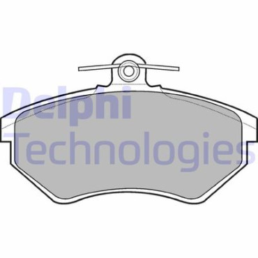 Комплект гальмівних колодок з 4 шт. дисків DELPHI lp770