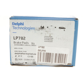 Комплект тормозных колодок из 4 шт. дисков DELPHI lp782