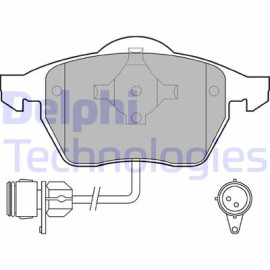 Комплект гальмівних колодок з 4 шт. дисків DELPHI lp784
